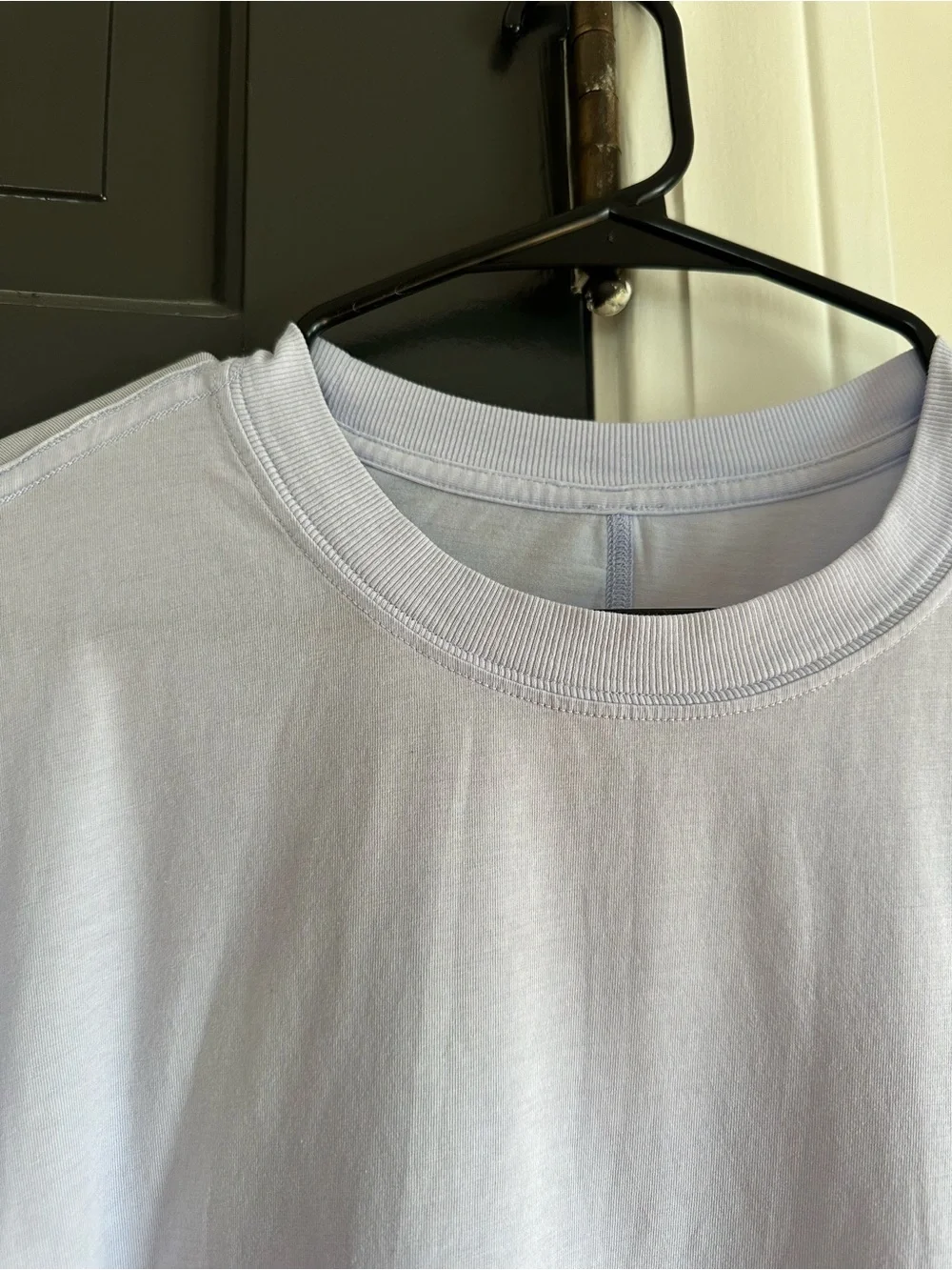 Lululemon All Yours Cropped T-Shirt Pastel Blue/Purple Size 6